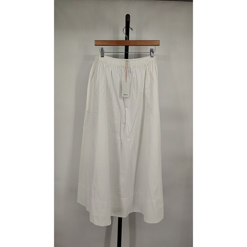 Quince Classic Cream A-Line Skirt